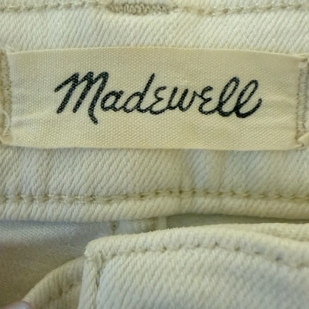 Madewell White Classic Straight Jeans